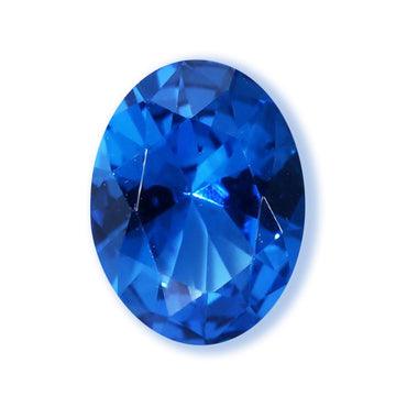 Oval Synthetic Blue Sapphire Loose Gemstones